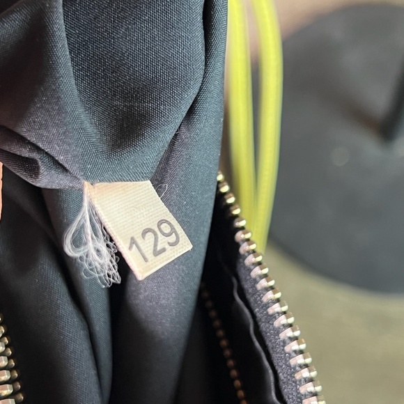 Vintage Miu Miu Woven Leather Yellow, Grey, Black, White Top Handle Zip Tote - Picture 5 of 17